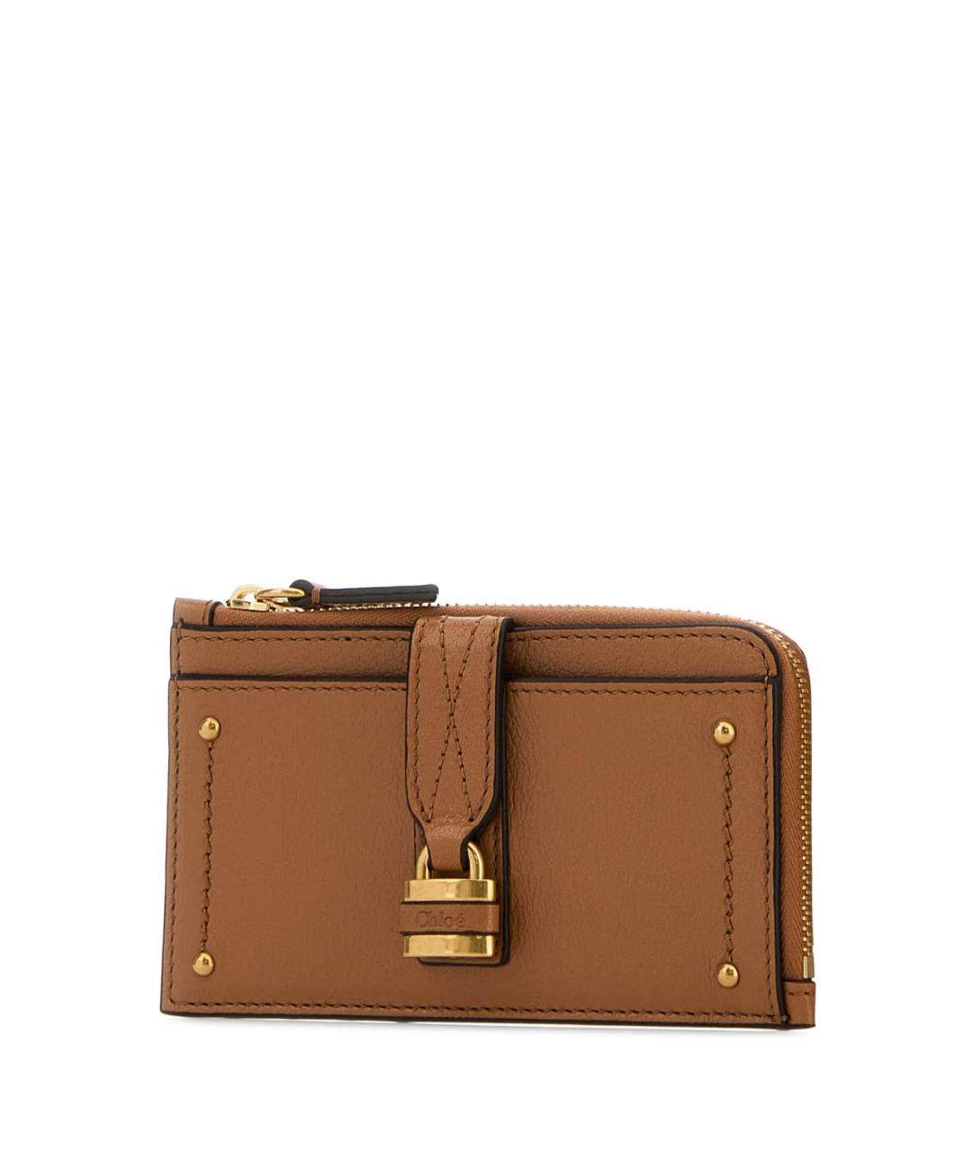 CHLOE Коричневый кожаный кошелек, фото 2