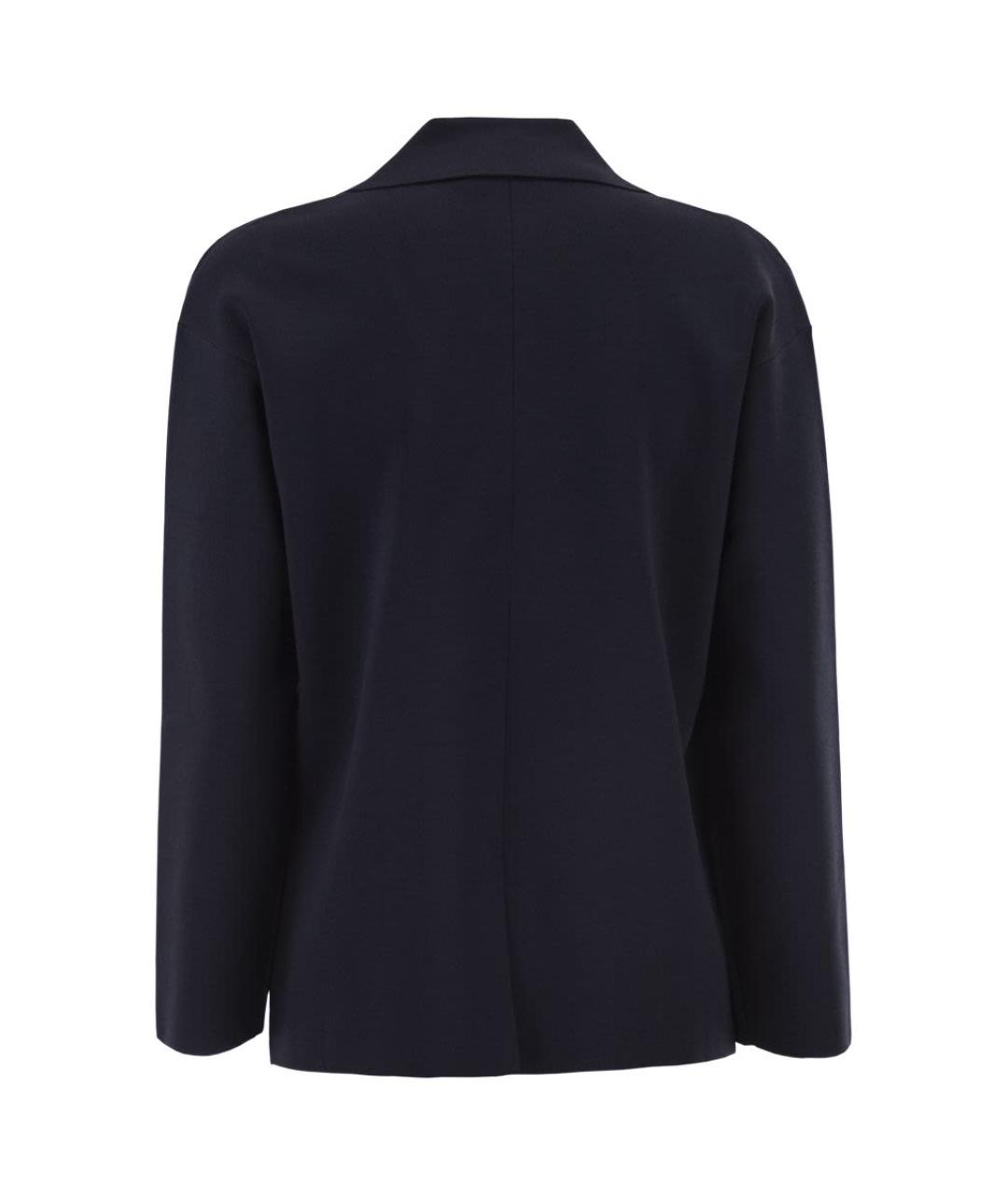 MAX MARA Синий вискозный жакет/пиджак, фото 2
