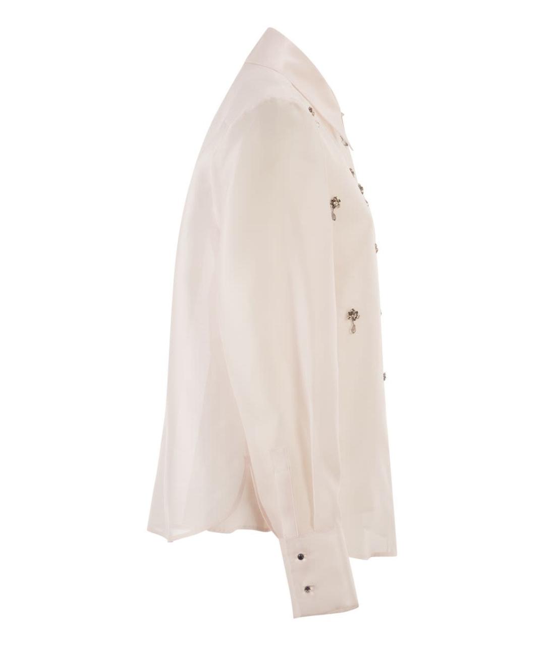 MAX MARA Розовая шелковая рубашка, фото 3