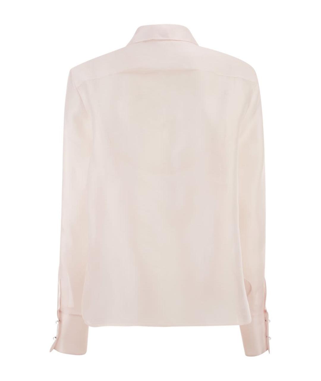 MAX MARA Розовая шелковая рубашка, фото 2