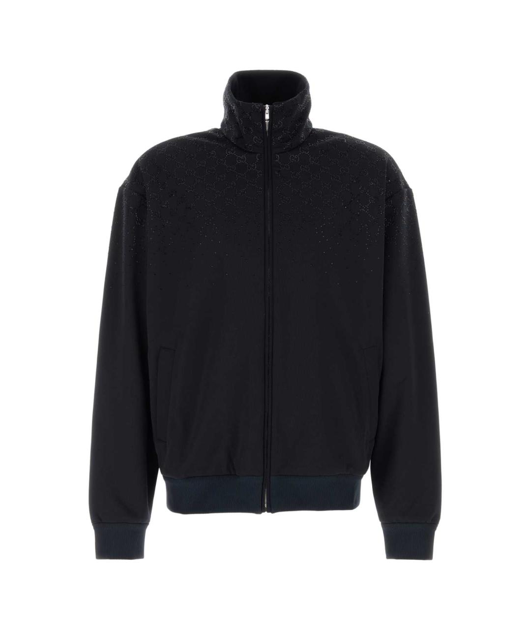 GUCCI Синяя полиэстеровая куртка, фото 1