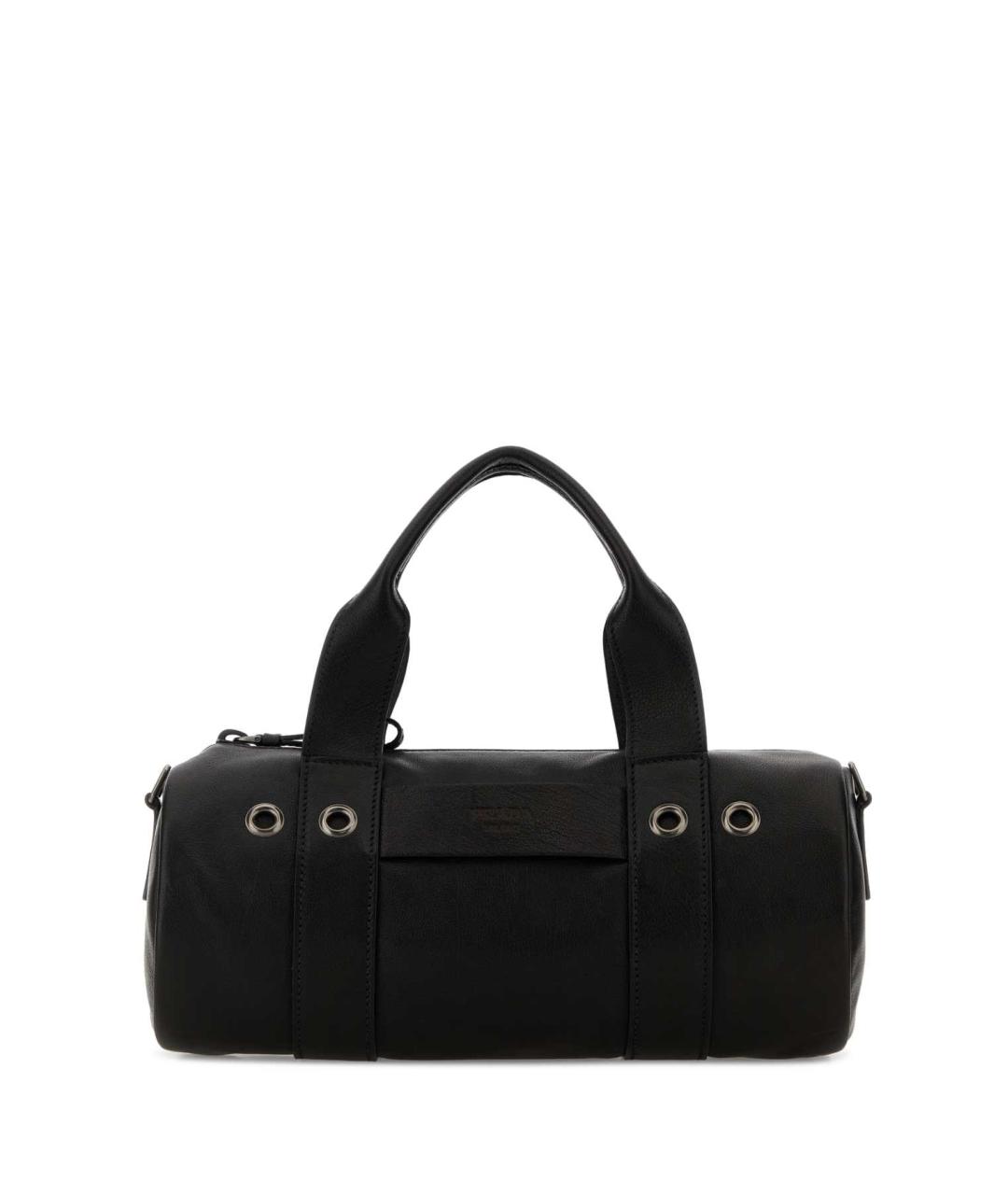 PRADA Черная кожаная сумка тоут, фото 1