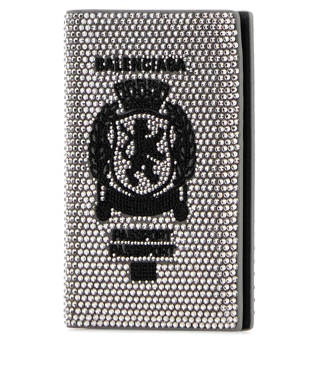 BALENCIAGA Серебрянный кожаный кошелек, фото 2