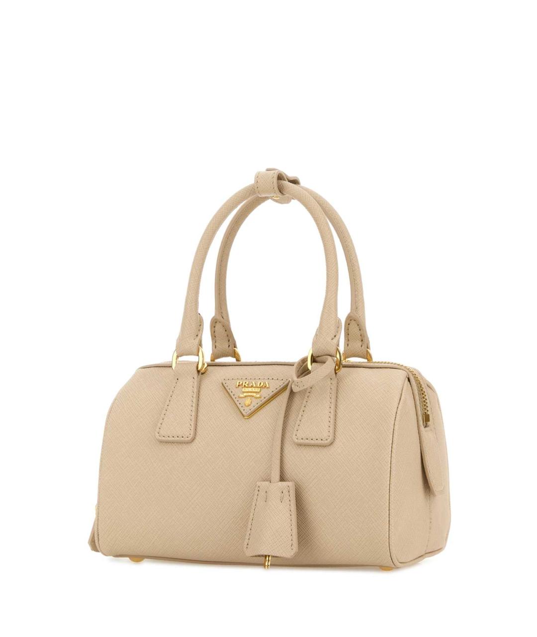 PRADA Бежевая кожаная сумка тоут, фото 2
