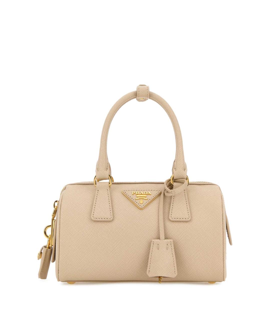 PRADA Бежевая кожаная сумка тоут, фото 1