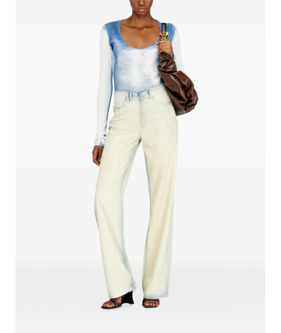 DIESEL Коричневая сумка с короткими ручками из искусственной кожи, фото 4