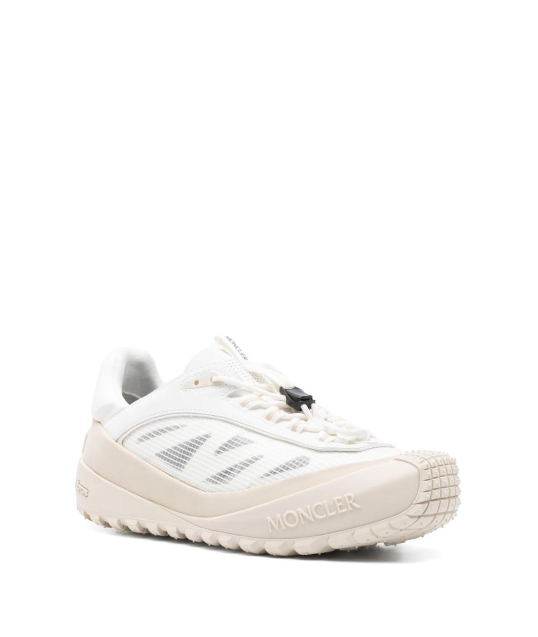 MONCLER Белые синтетические кроссовки, фото 3