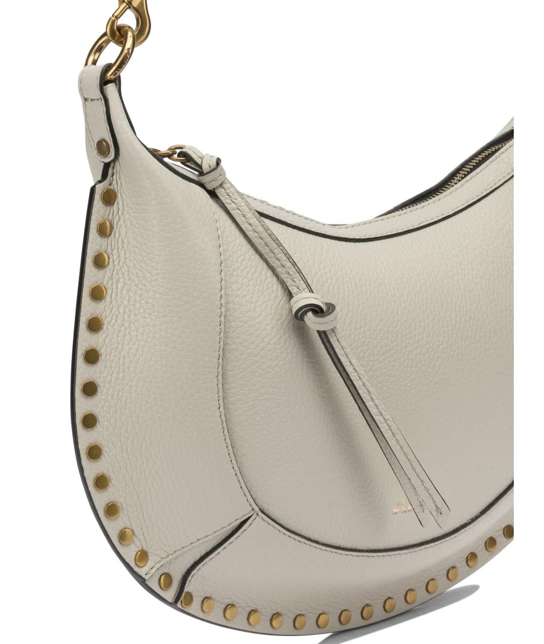 ISABEL MARANT Белая кожаная сумка через плечо, фото 4