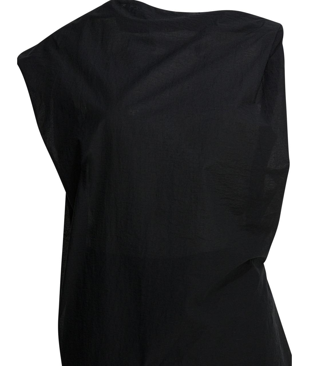 JACQUEMUS Черное хлопковое повседневное платье, фото 3