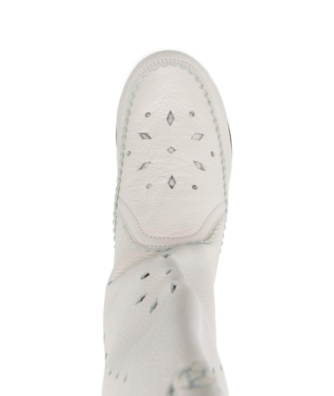 ISABEL MARANT Белые кожаные сапоги, фото 2
