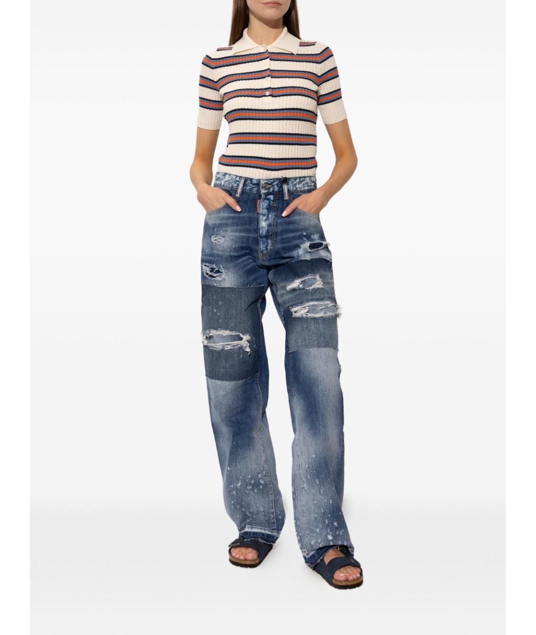 BIRKENSTOCK Темно-синие замшевые шлепанцы, фото 2