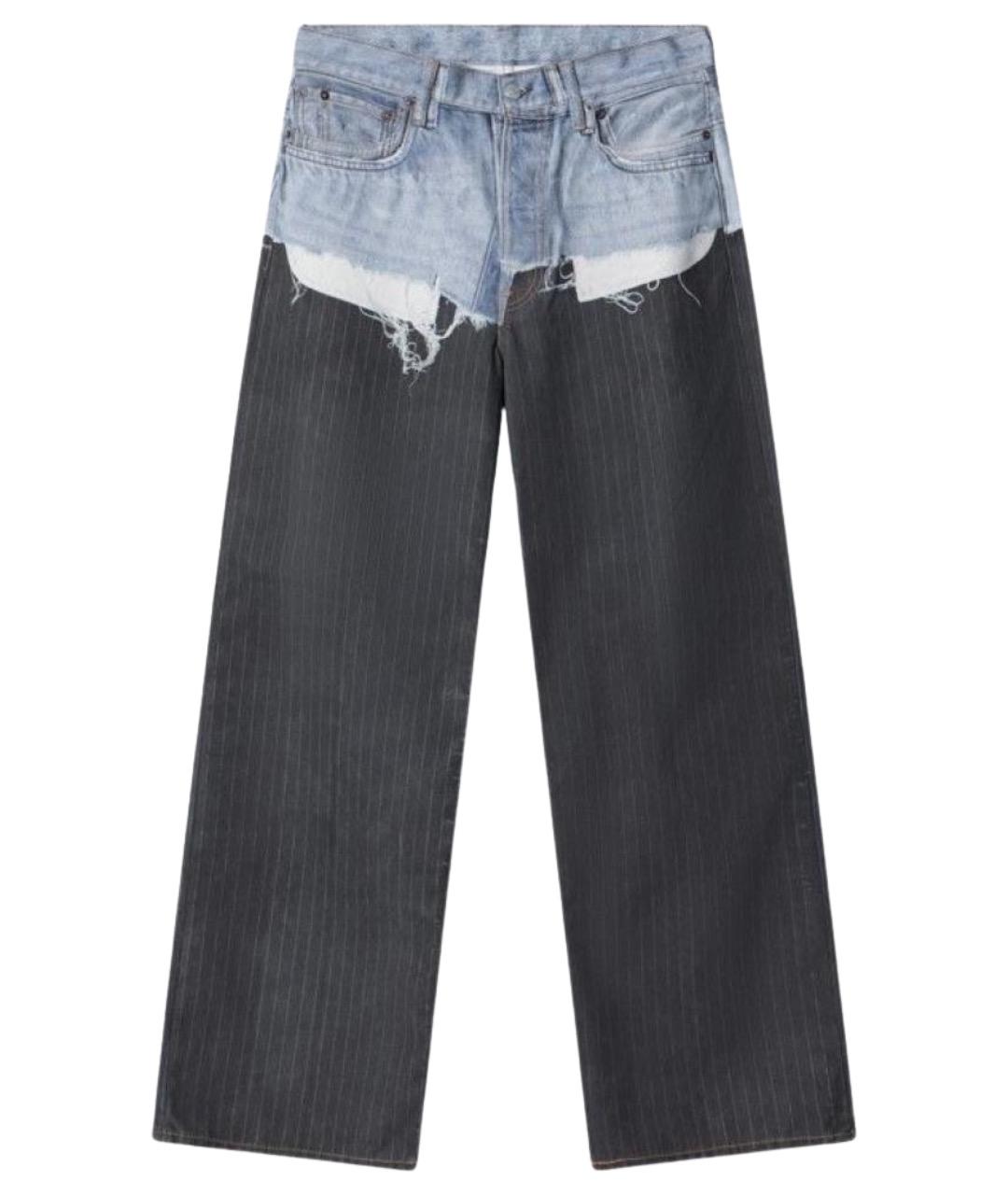 ACNE STUDIOS Мульти хлопковые повседневные брюки, фото 1