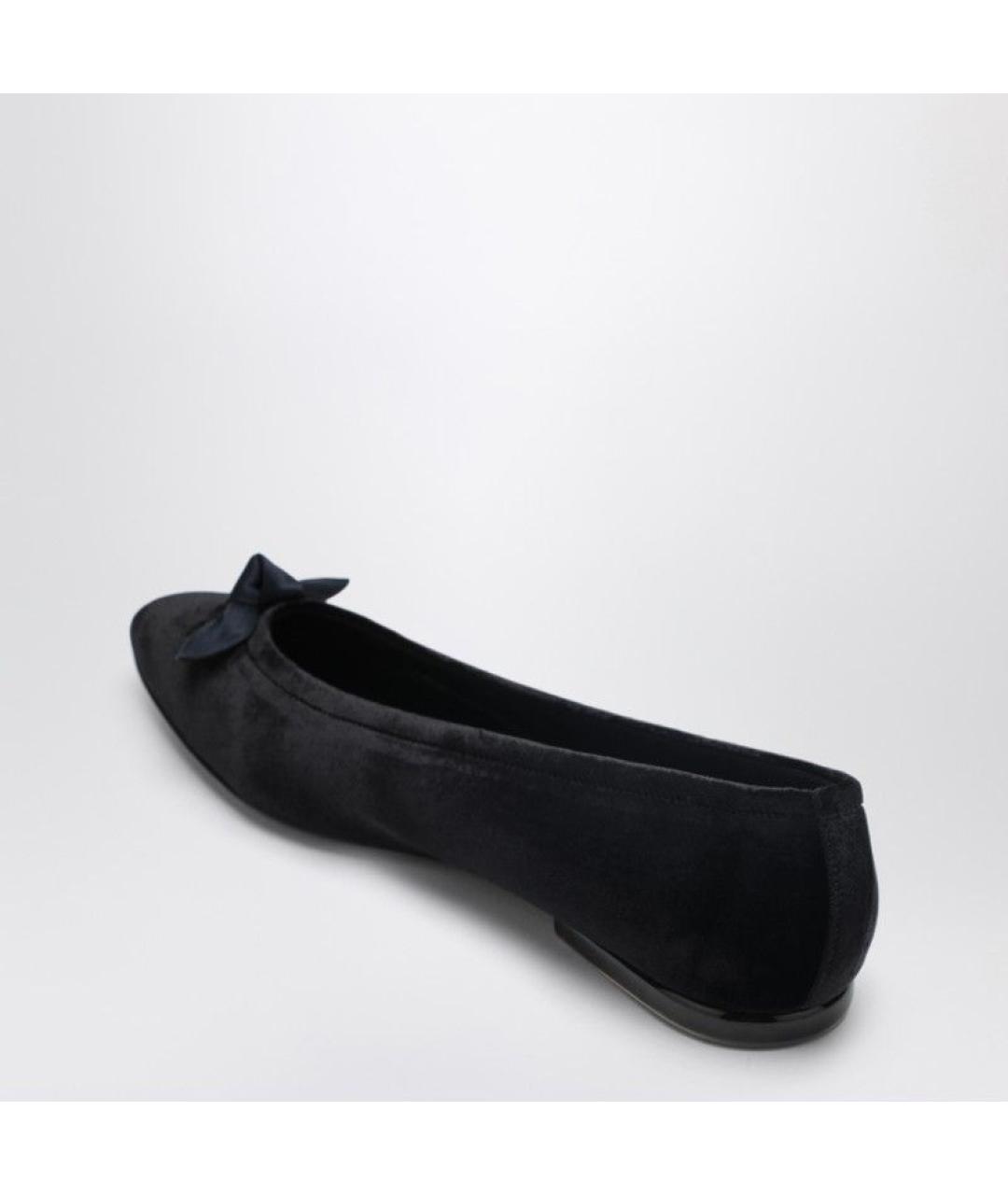 LORO PIANA Черные балетки, фото 3