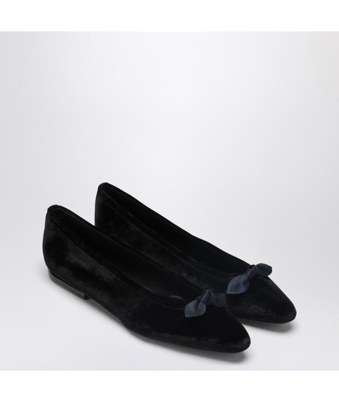 LORO PIANA Черные балетки, фото 2