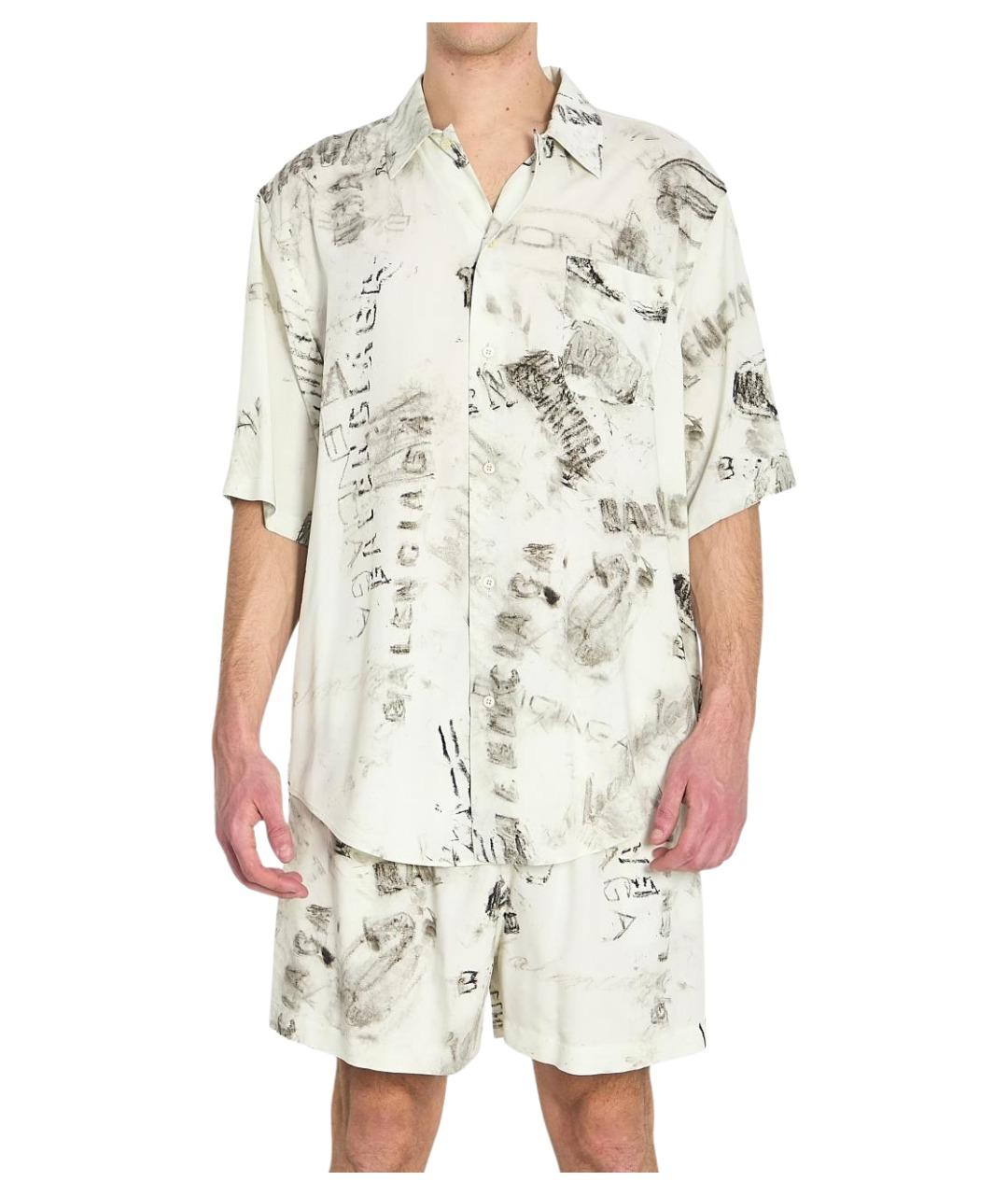 BALENCIAGA Бежевая кэжуал рубашка, фото 1