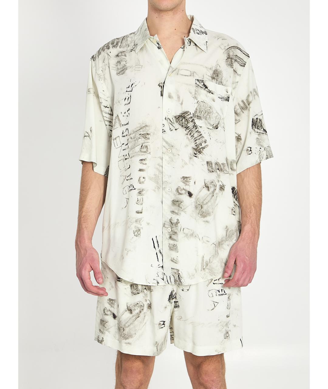 BALENCIAGA Бежевая кэжуал рубашка, фото 6