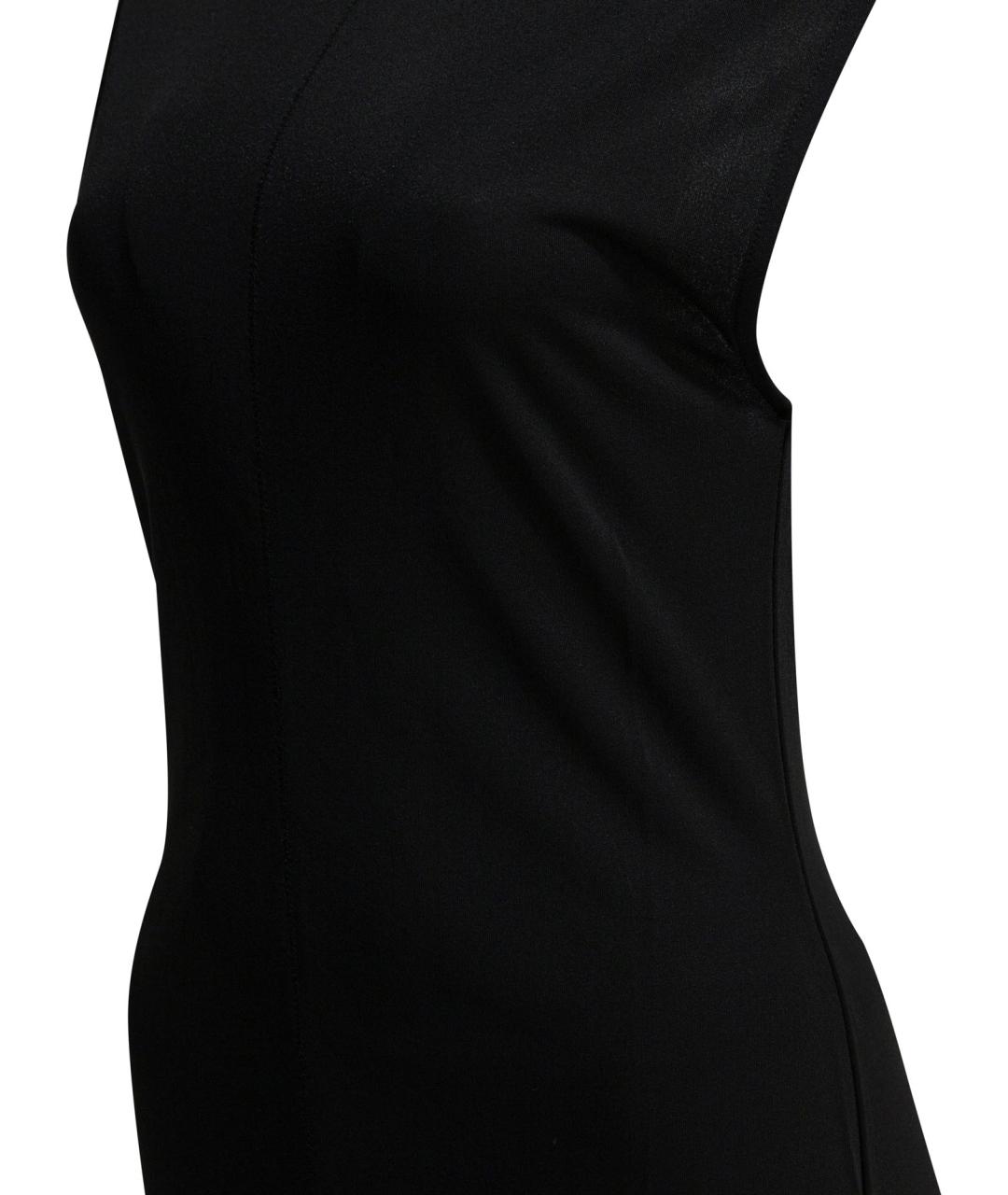 Ami Paris Черное вискозное вечернее платье, фото 4