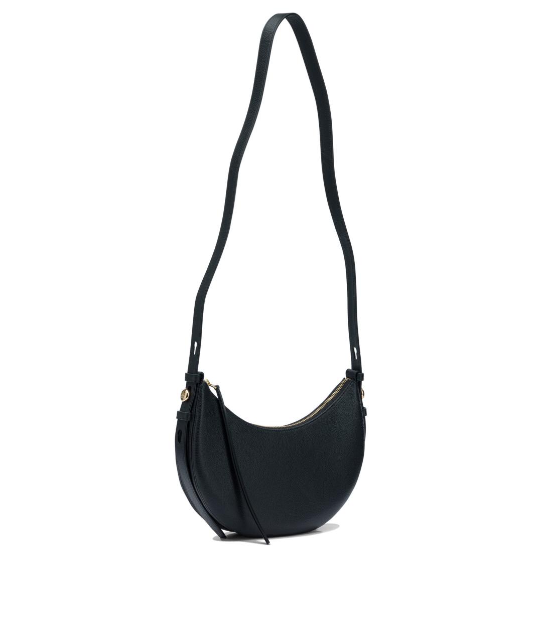 TORY BURCH Черная кожаная сумка через плечо, фото 2