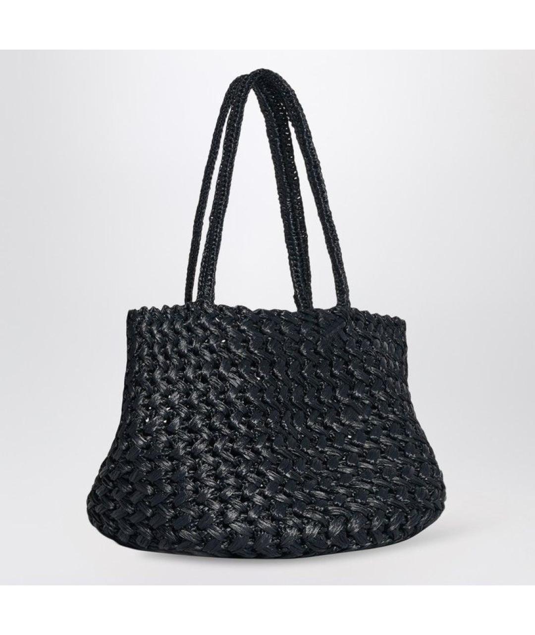 THE ROW Черная пелетеная сумка тоут, фото 2