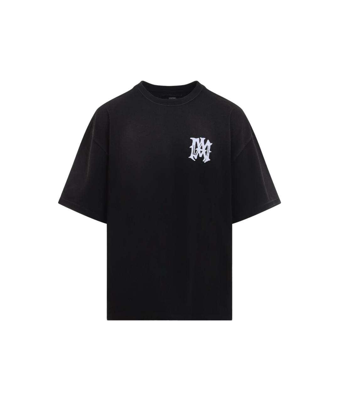 AMIRI Черная хлопковая футболка, фото 1