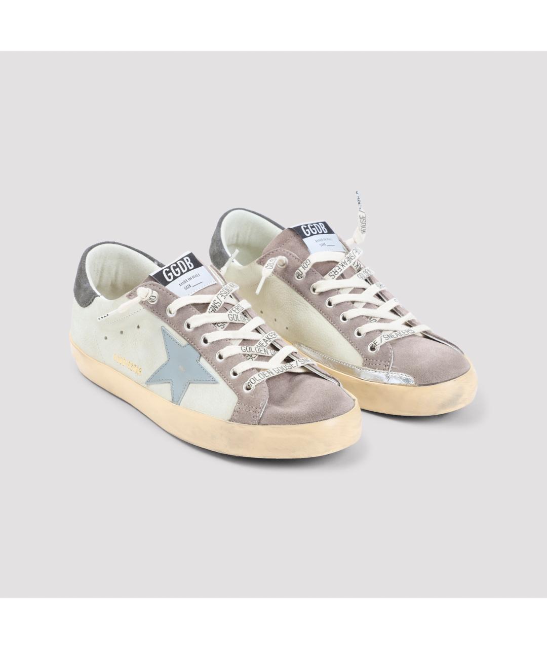 GOLDEN GOOSE DELUXE BRAND Мульти кожаные низкие кроссовки / кеды, фото 4