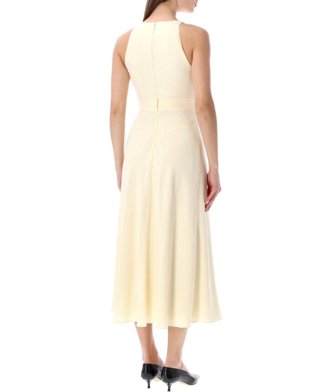 GIVENCHY Желтое вискозное повседневное платье, фото 2