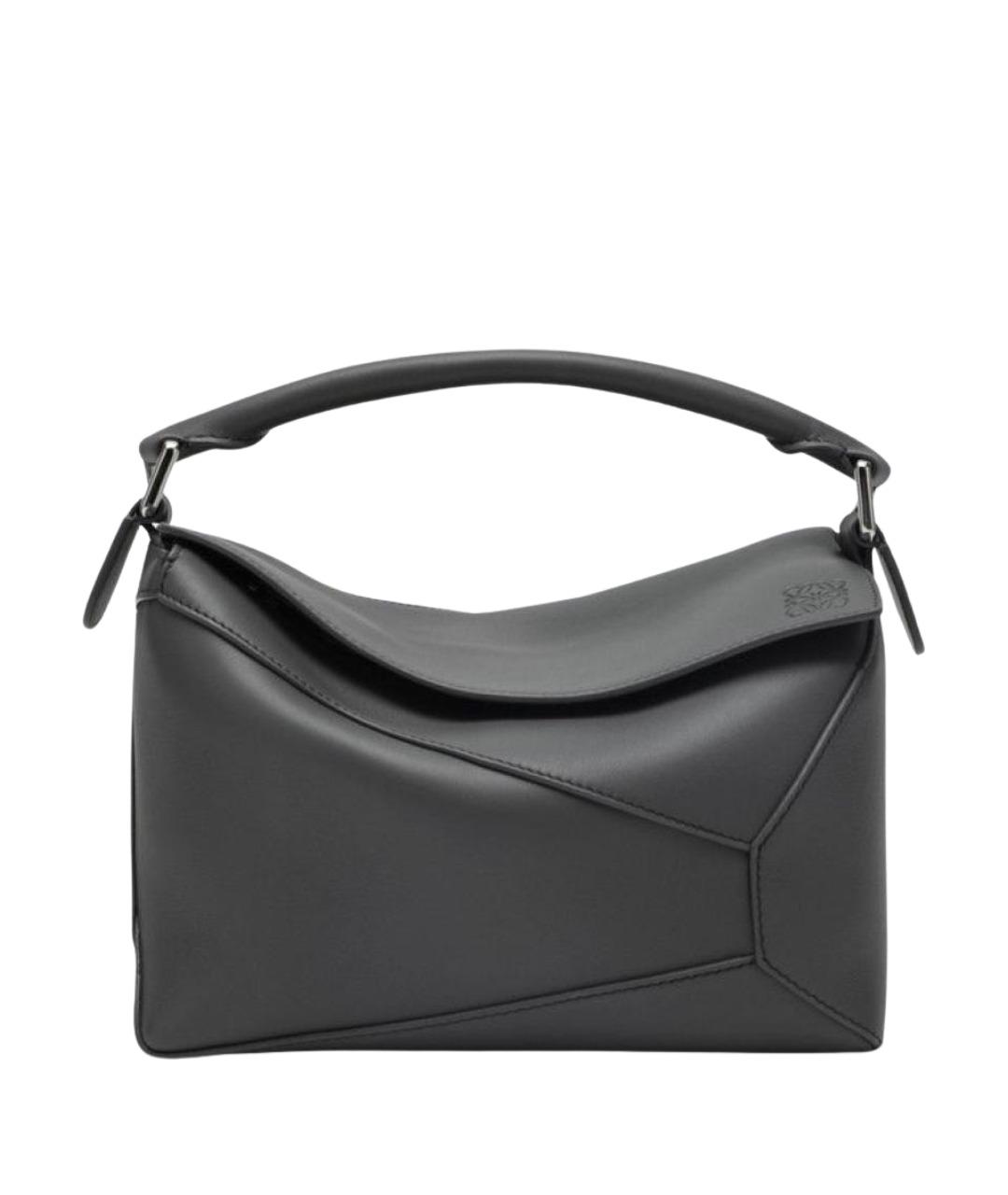 LOEWE Серая кожаная сумка через плечо, фото 1