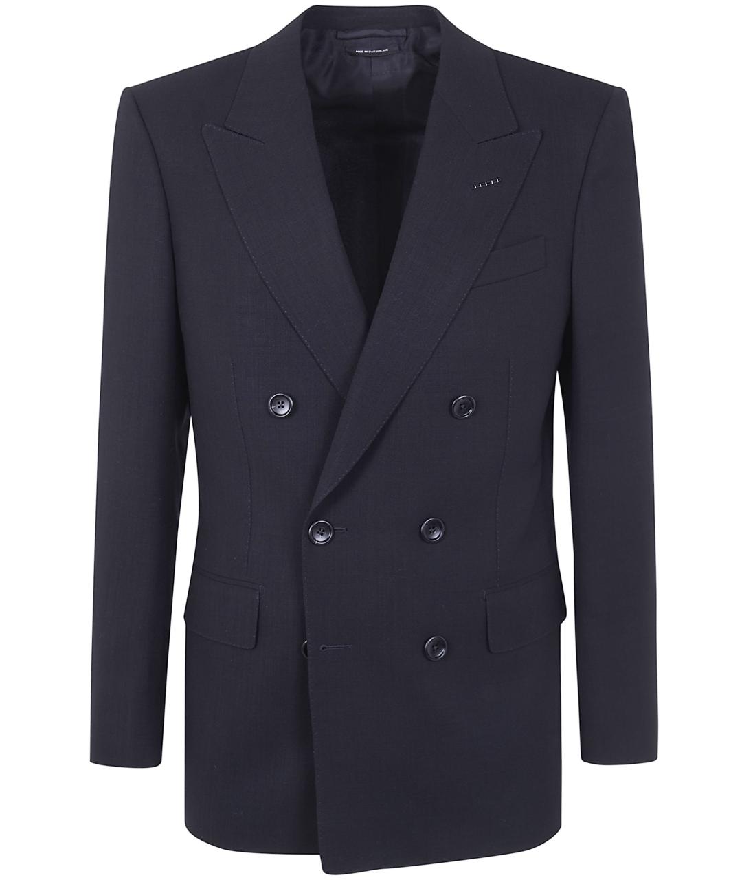 TOM FORD Черный шерстяной пиджак, фото 1