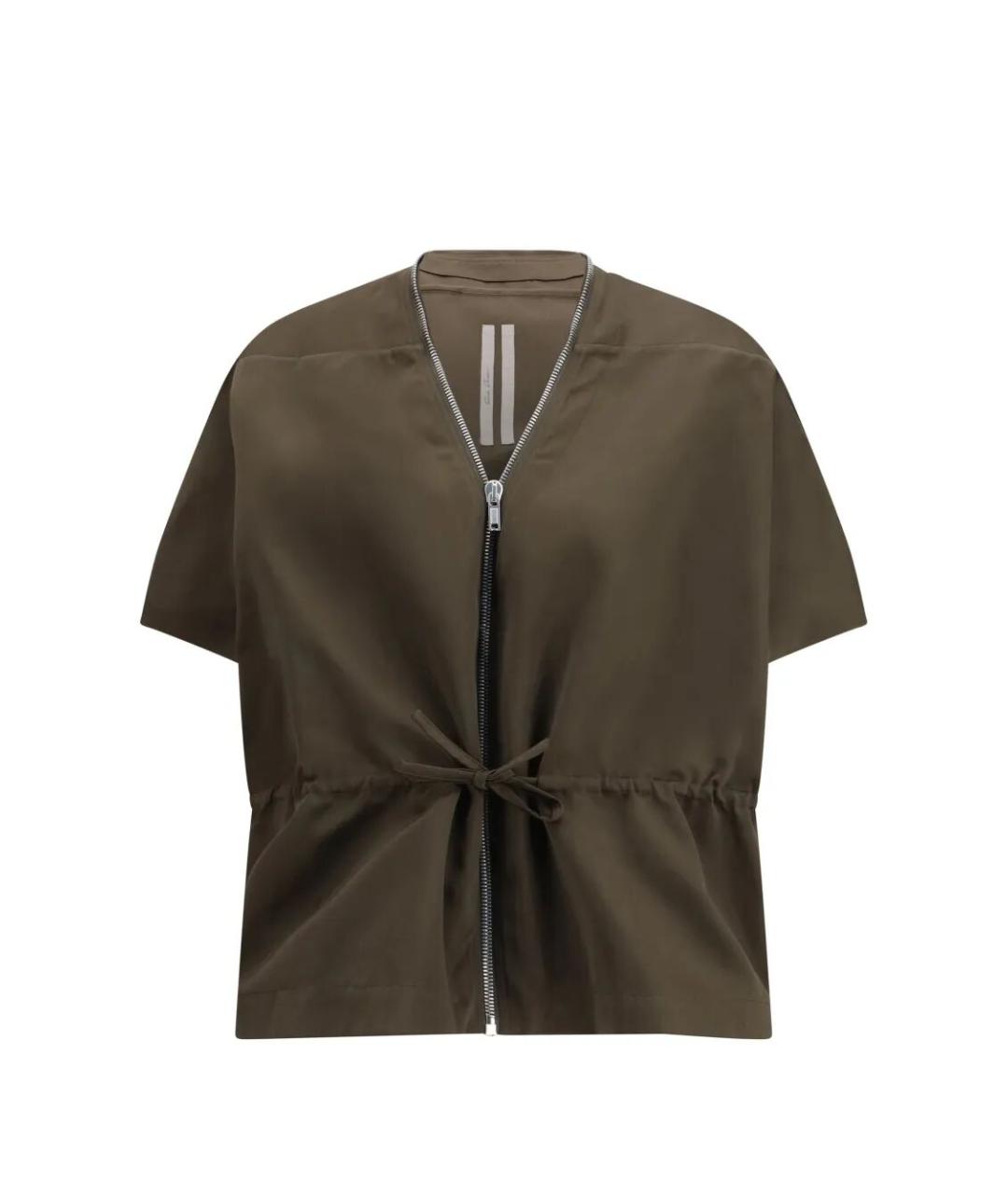 RICK OWENS Серая полиэстеровая куртка, фото 1