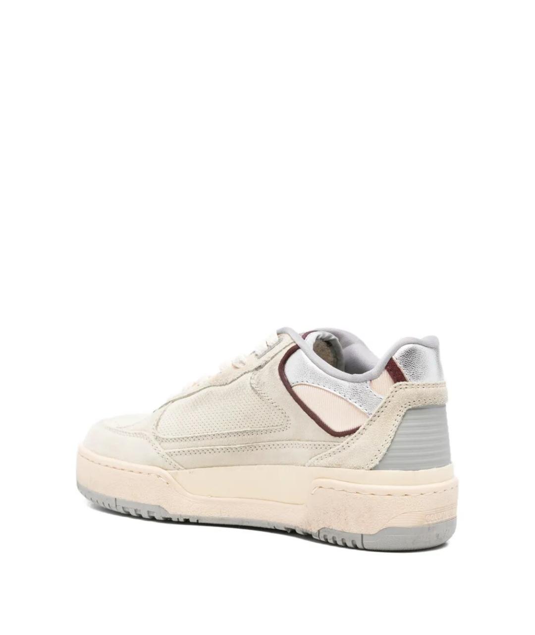 GOLDEN GOOSE DELUXE BRAND Белые текстильные кеды, фото 2