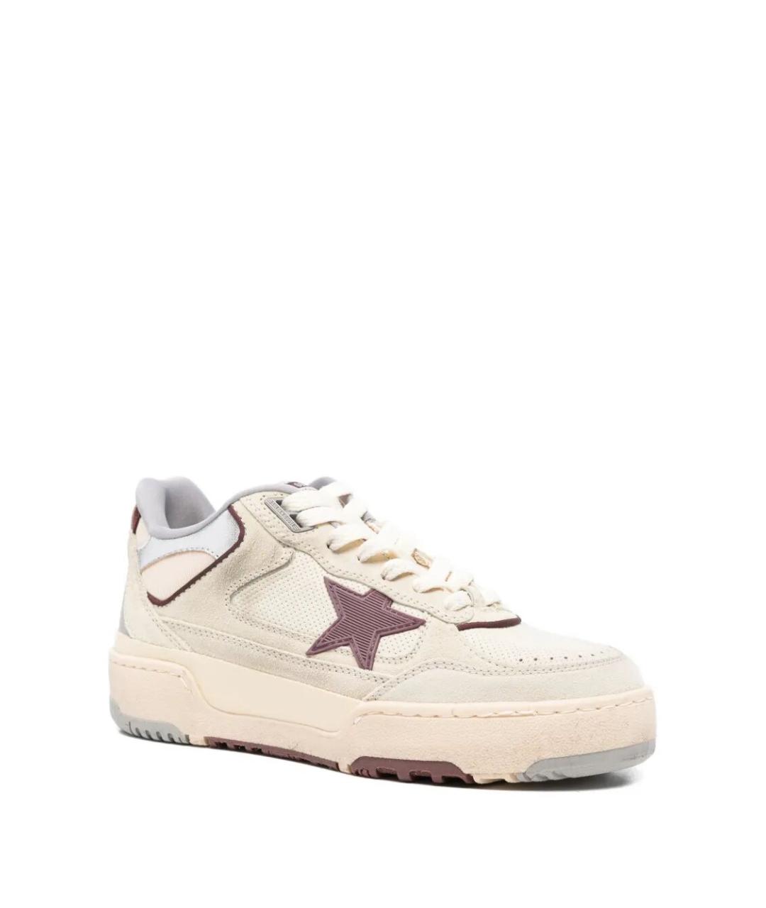 GOLDEN GOOSE DELUXE BRAND Белые текстильные кеды, фото 3