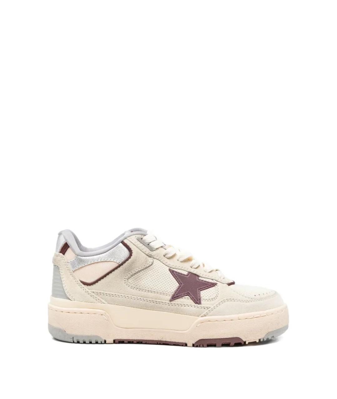 GOLDEN GOOSE DELUXE BRAND Белые текстильные кеды, фото 1