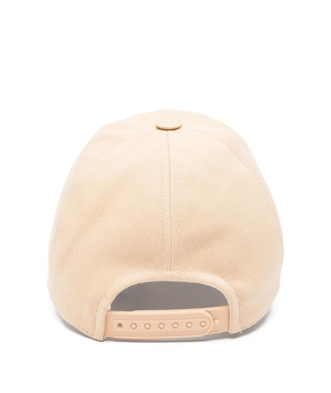 COURREGES Бежевая хлопковая кепка, фото 3