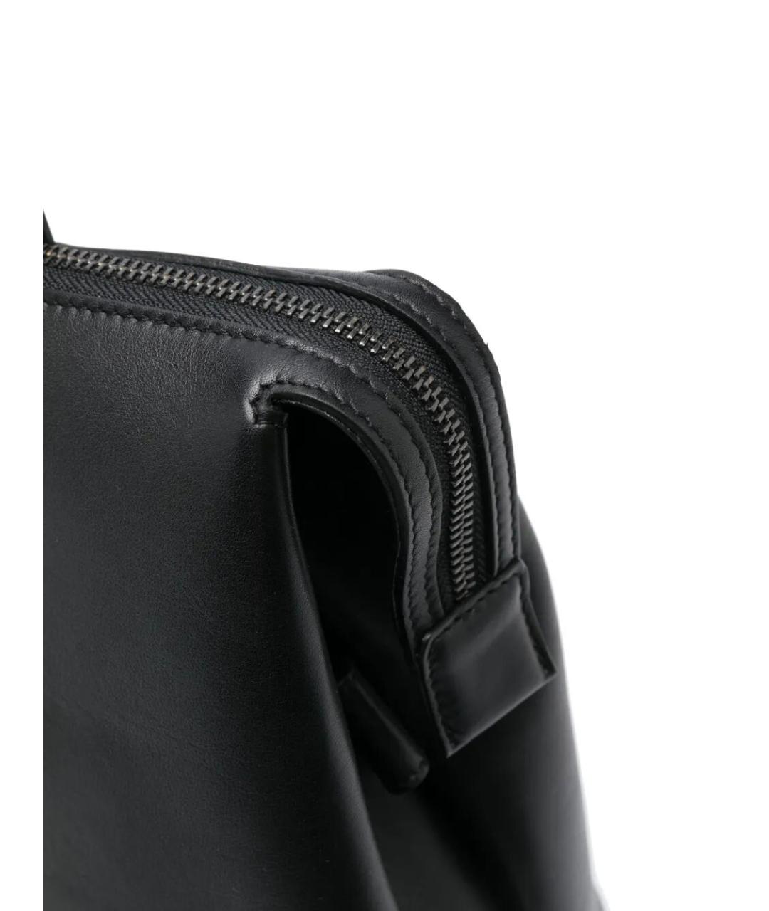 MARSELL Черная кожаная сумка через плечо, фото 2