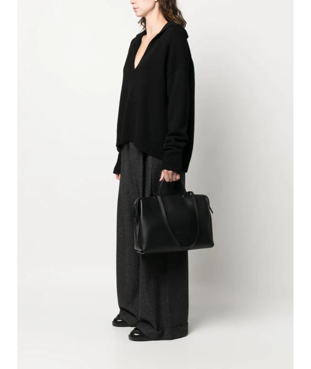 MARSELL Черная кожаная сумка через плечо, фото 5