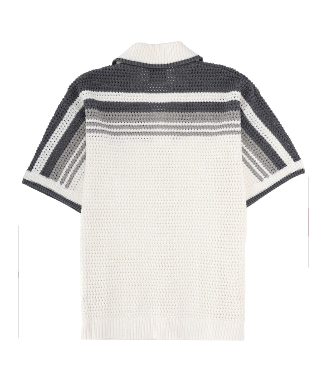 CASABLANCA Белая хлопковая кэжуал рубашка, фото 2