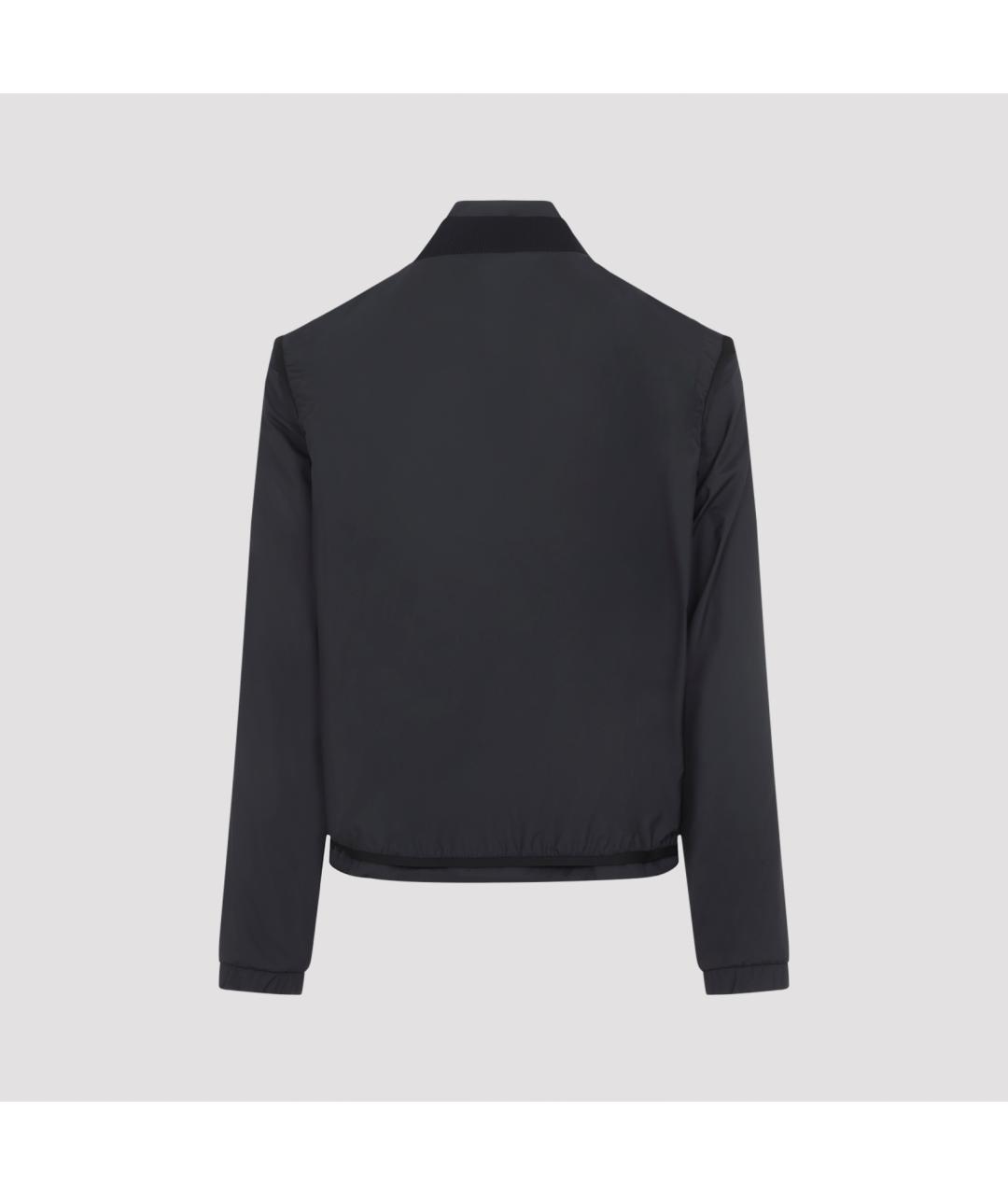 MONCLER Черная полиэстеровая куртка, фото 2