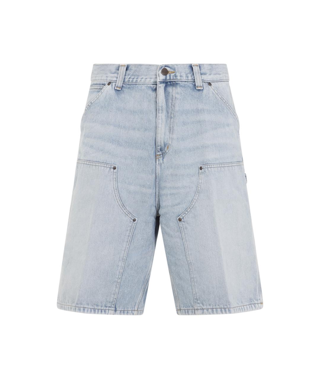 CARHARTT WIP Синие хлопковые шорты, фото 1