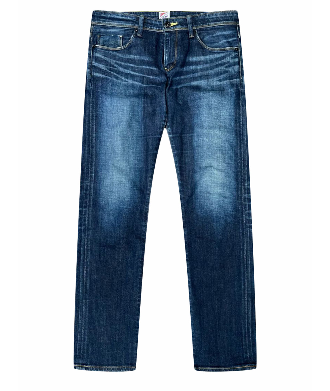 PRPS Синие хлопковые прямые джинсы, фото 1