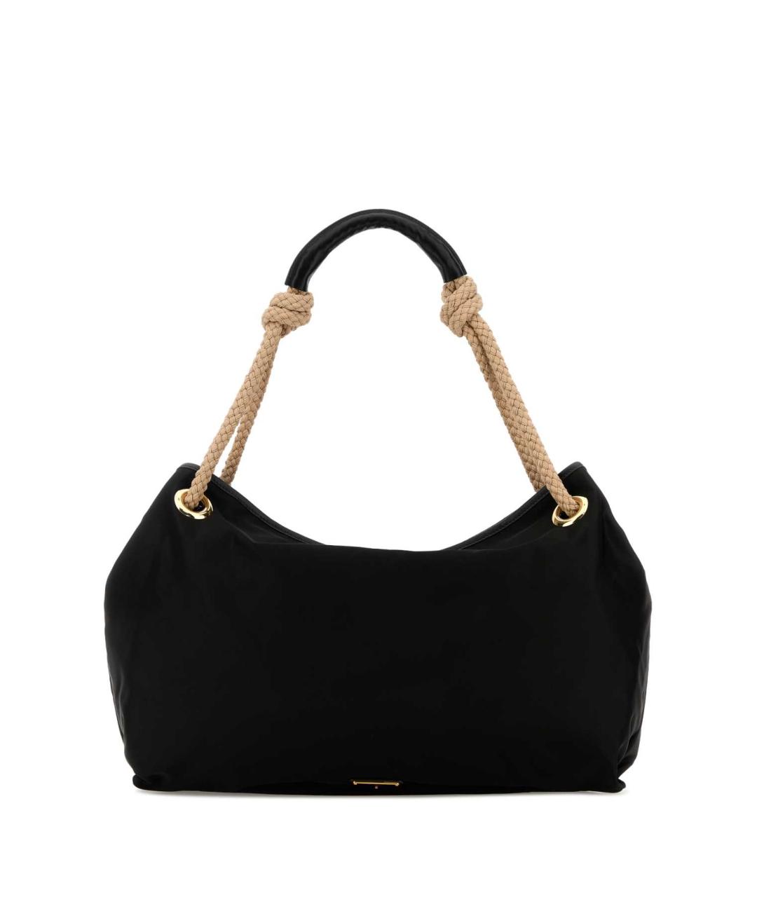 PRADA Черная синтетическая сумка через плечо, фото 1