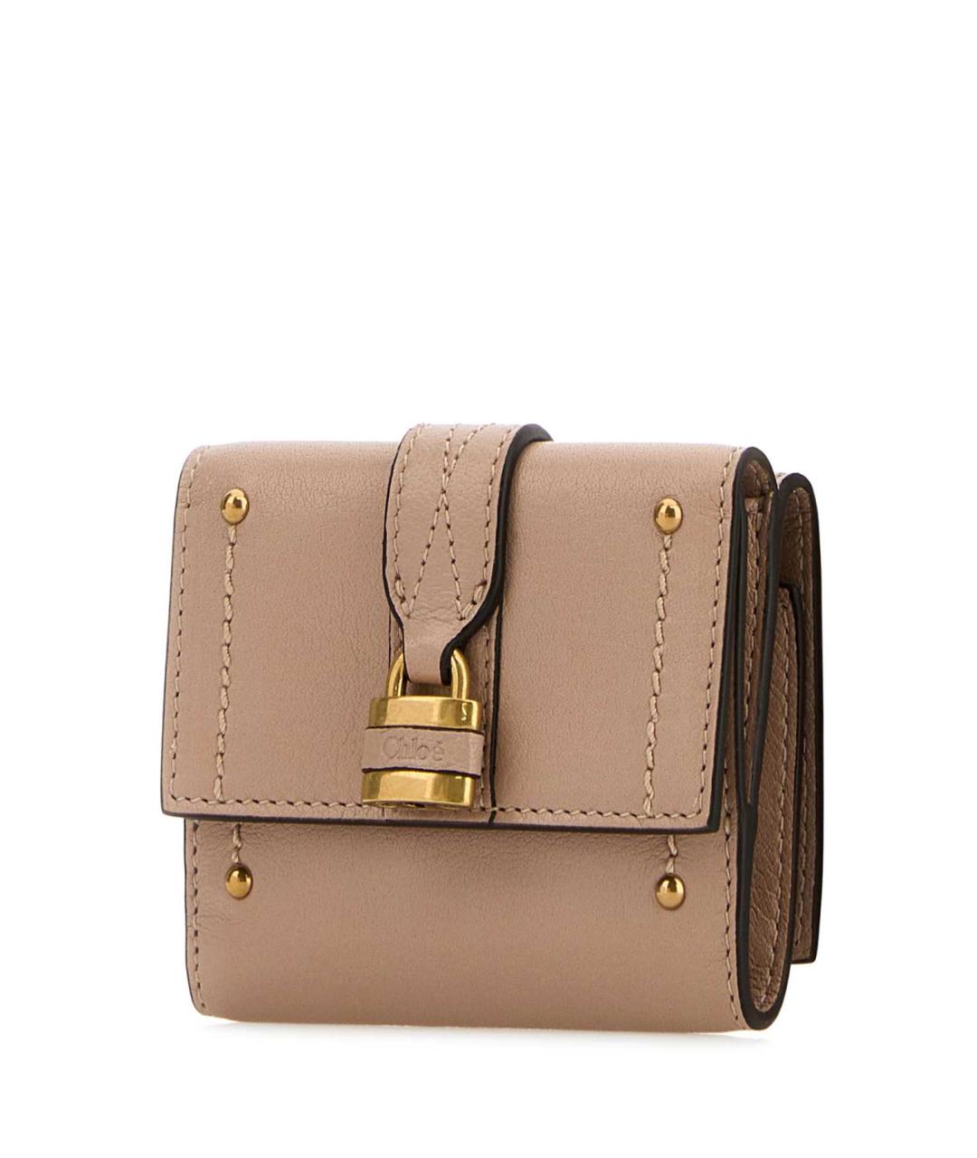 CHLOE Розовый кожаный кошелек, фото 2
