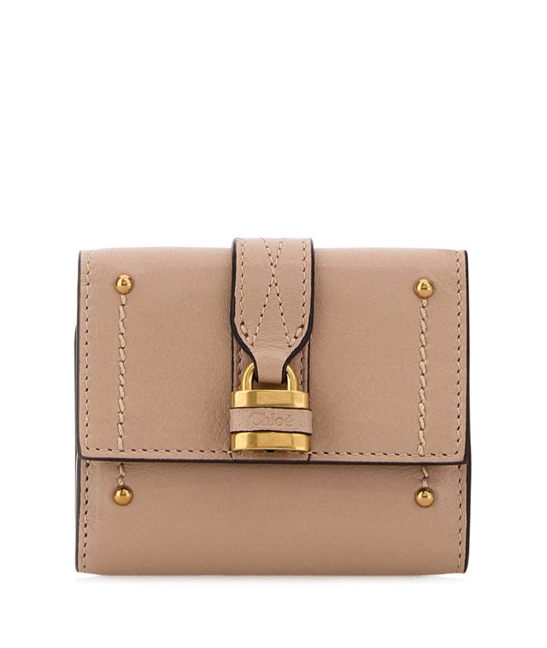 CHLOE Розовый кожаный кошелек, фото 1