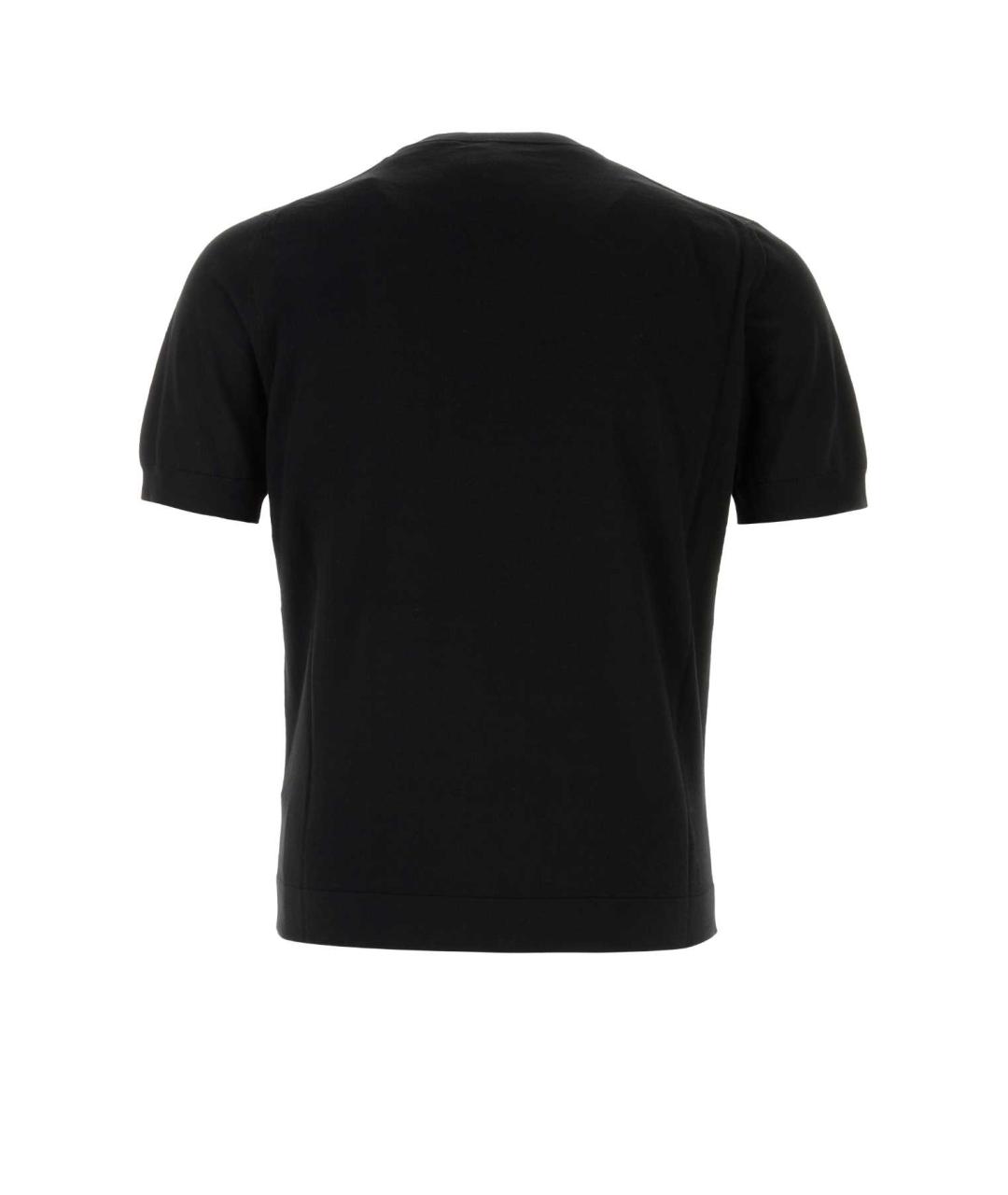 PRADA Черная хлопковая футболка, фото 2
