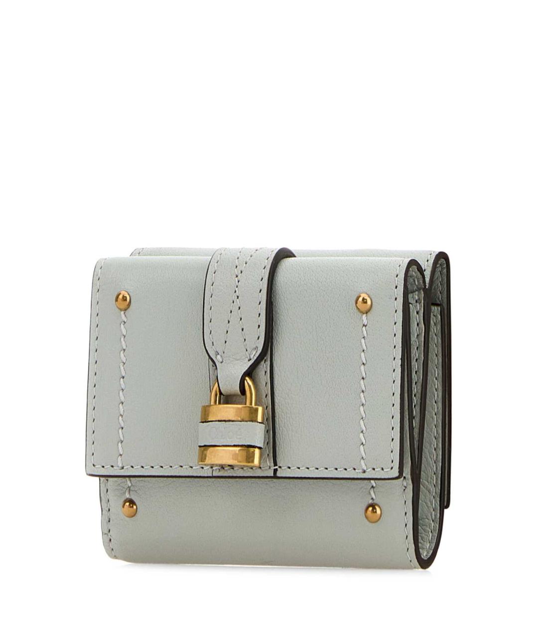 CHLOE Голубой кожаный кошелек, фото 2