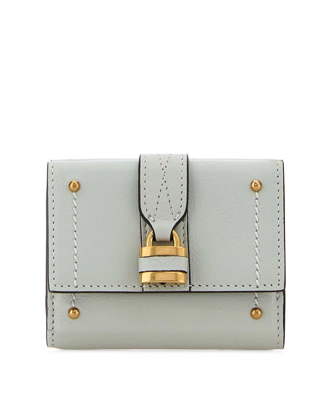 CHLOE Голубой кожаный кошелек, фото 1