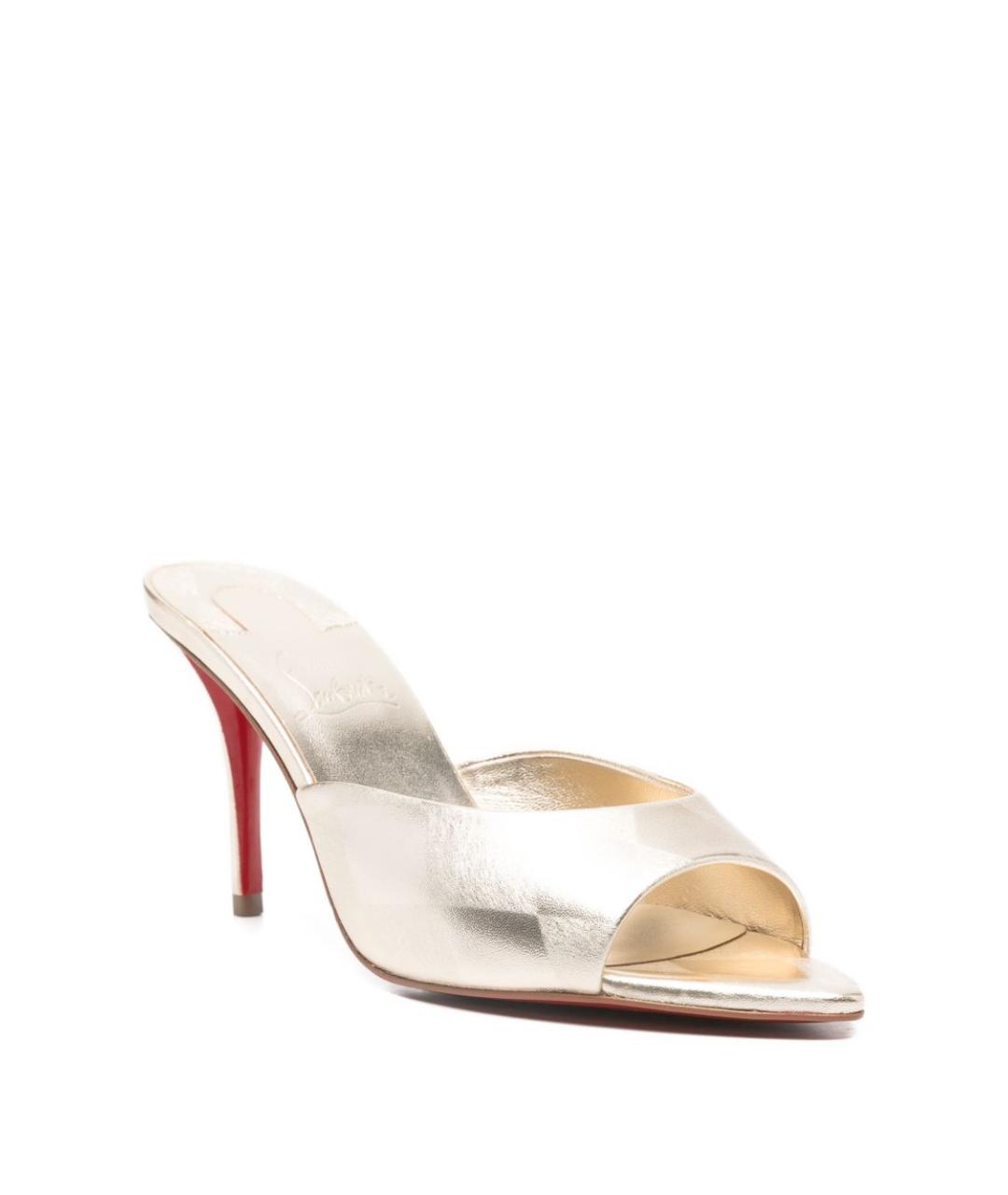 CHRISTIAN LOUBOUTIN Мульти кожаные мюли, фото 2