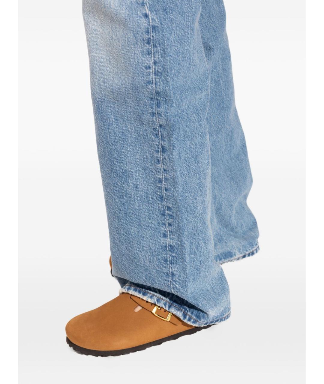 BIRKENSTOCK Коричневые замшевые мюли, фото 2