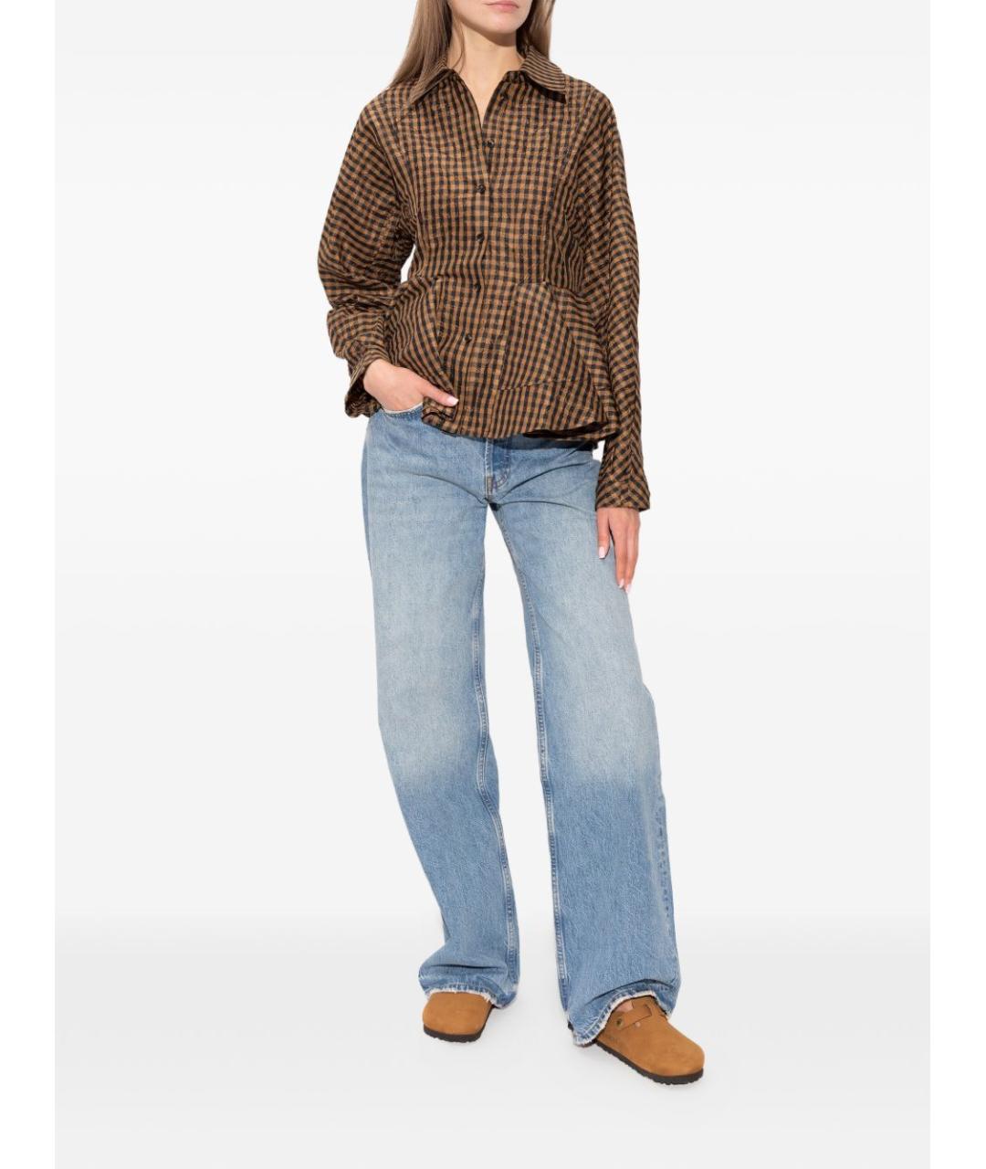 BIRKENSTOCK Коричневые замшевые мюли, фото 4