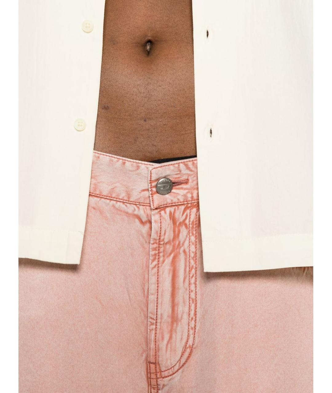 DIESEL Красные хлопковые шорты, фото 3