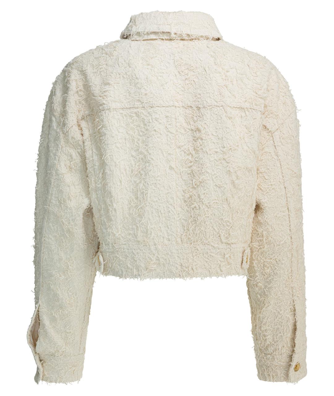 BRUNELLO CUCINELLI Белая хлопковая куртка, фото 2